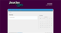 Desktop Screenshot of breakthruevents.com
